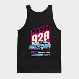 Road Trip PORSCHE 928GTS Tank Top